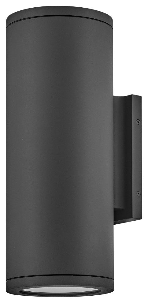 Hinkley Silo Medium Wall Mount Lantern, Black