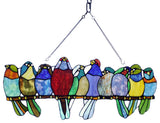 Gefile 25 in.  Indoor Multi-Color Finish Window Art with Chain