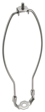 Aspen Creative 20008-2 11" Lamp Harp With Saddle, Satin Nickel