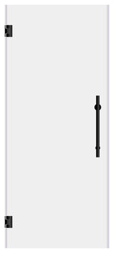 36x72  Swing-Out Shower Door ULTRA-E Matte Black