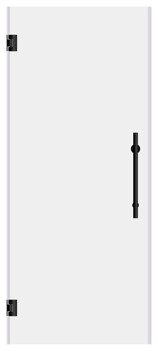 36x72  Swing-Out Shower Door ULTRA-E Matte Black