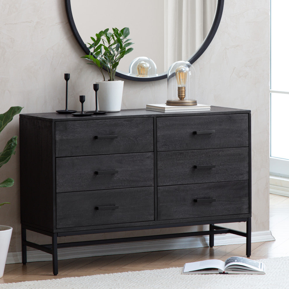 Leah Chest of Drawers, Black