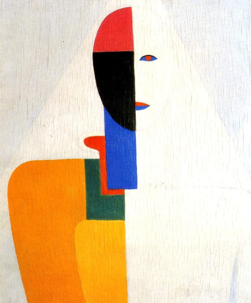 Kazimir Malevich Woman Torso, 20"x25" Wall Decal