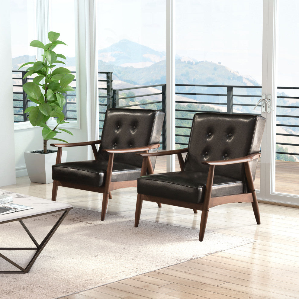 Rocky Arm Chair Black