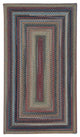 Capel Portland Medium Blue 0346_400 Braided Rugs - 5' X 8' Concentric Rectangle