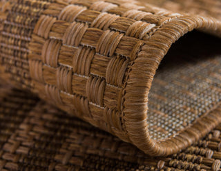Rug Unique Loom Outdoor Border Light Brown Rectangular 3' 3 x 5' 0