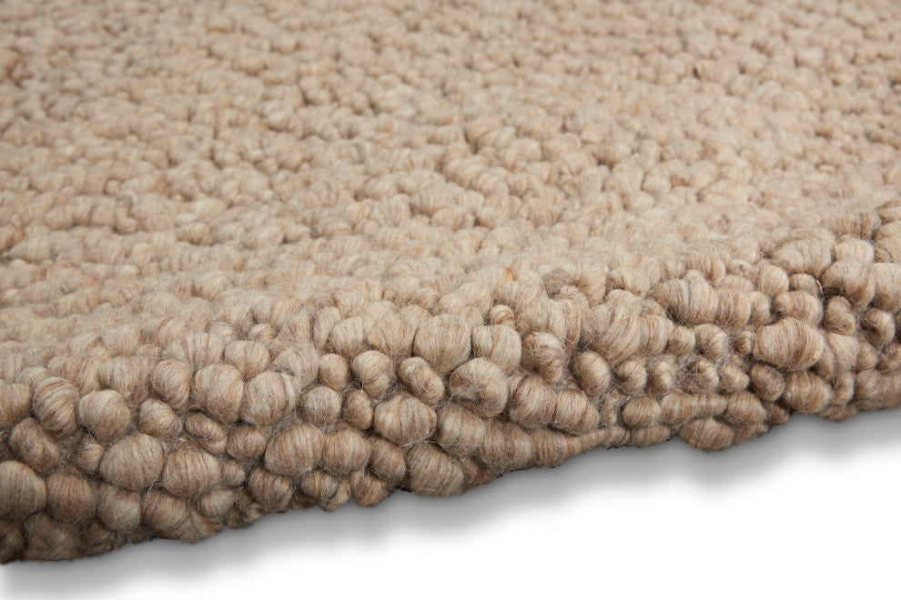 Calvin Klein Riverstone 10' x 14' Mocha Farmhouse Indoor Area Rug
