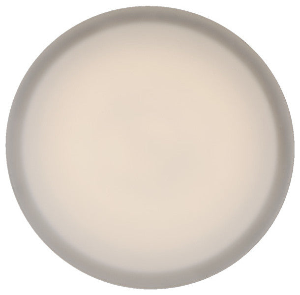 WAC Lighting Round LED Flush Mount, Brushed Nickel, 15", Warm 2700k