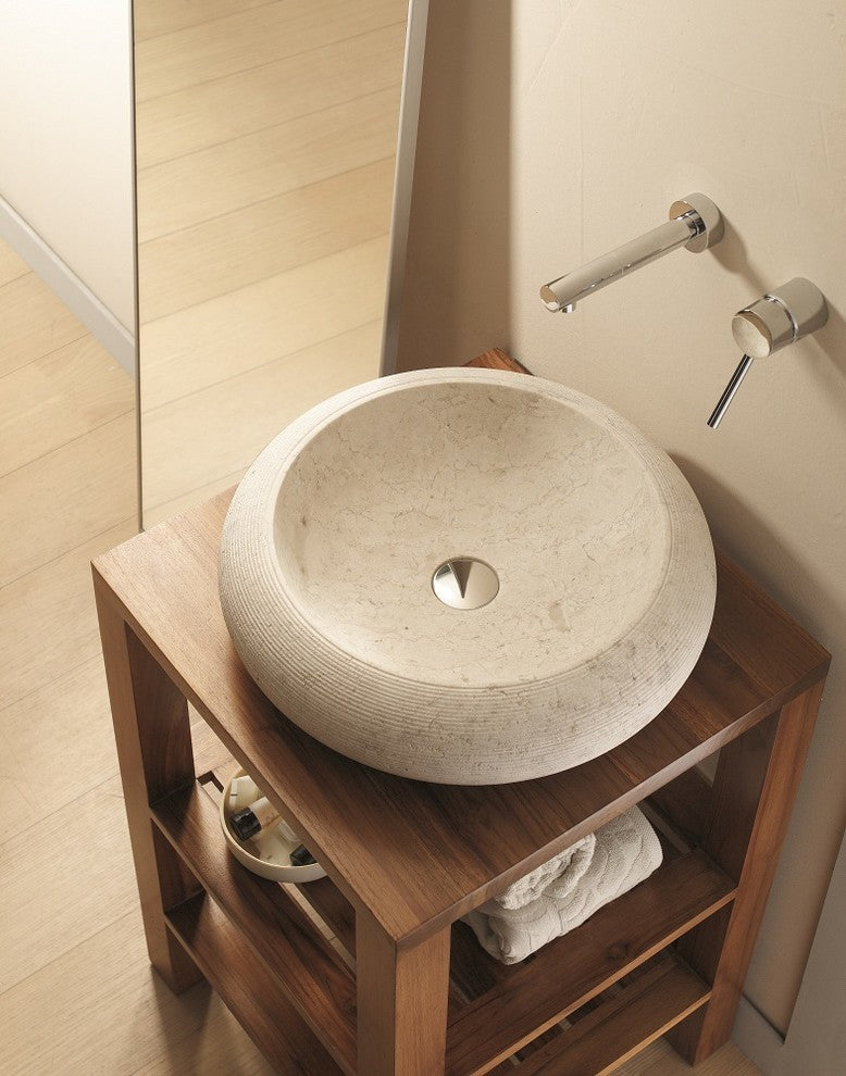Fiji Stone Sink, Beige