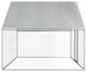 vidaXL Chicken Cage Walk-in Chicken Coop Pen Poultry Cage Galvanized Steel