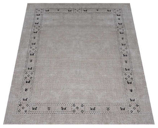 HAND KNOTTED LOOM WOOL ECO-FRIENDLY AREA RUGS - Rectangle, Beige, Contemporary