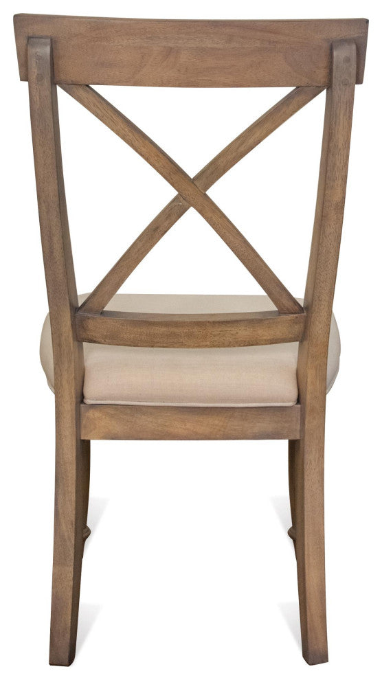 Riverside Furniture Aberdeen X-back Side Chair, Set of 2