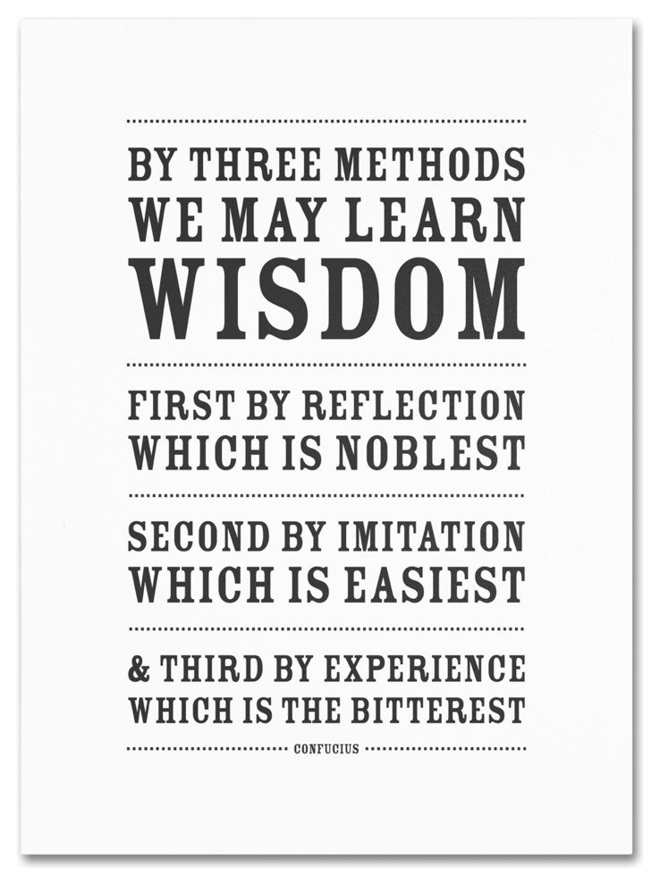 ''Three Ways to Wisdom III'' Canvas Art by Megan Romo