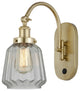 Innovations 918-1W-SG-G142-LED 1-Light Sconce, Satin Gold