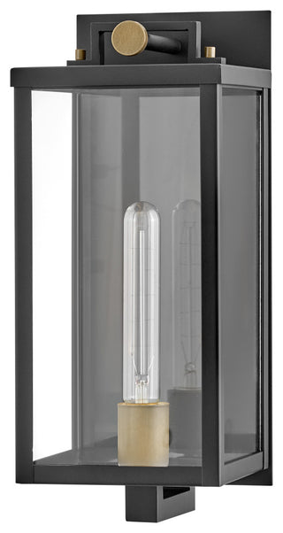 Hinkley Catalina Medium Wall Mount Lantern, Black