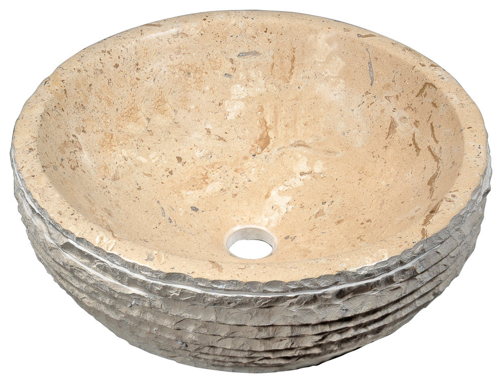 ANZZI Solon Series Exotic Stone Bathroom Vessel Sink
