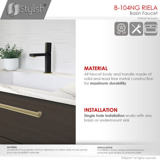 STYLISH Single Handle Modern Bathroom Faucet Basin Sink Faucet