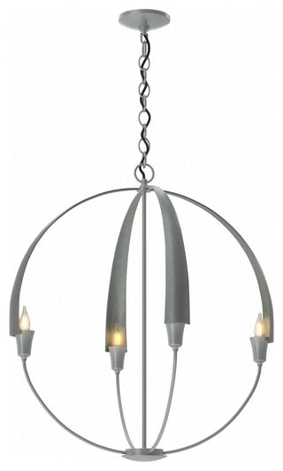Cirque Large Chandelier, Vintage Platinum Finish