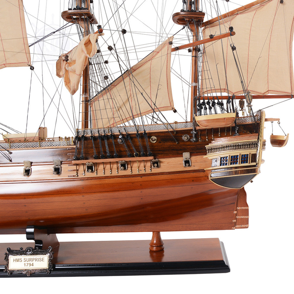 Hms Surprise Museum-quality Fully Assembled Wooden Model Ship
