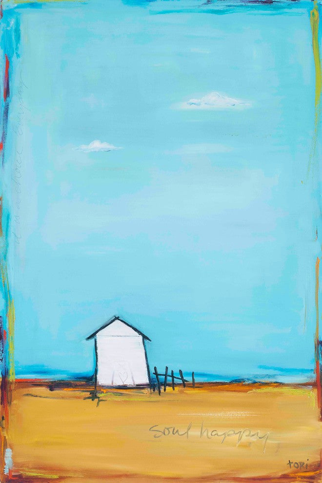 "Soul Happy" Painting Print on Canvas by Tori Campisi
