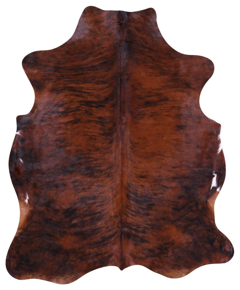 Brindle Natural Cowhide Rug 7' 1" X 6' 1" C2334