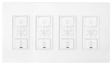 CARRO Smart Switch, 2 in 1 Fan Speed Control and Light On/Off Switch, 4 Gang