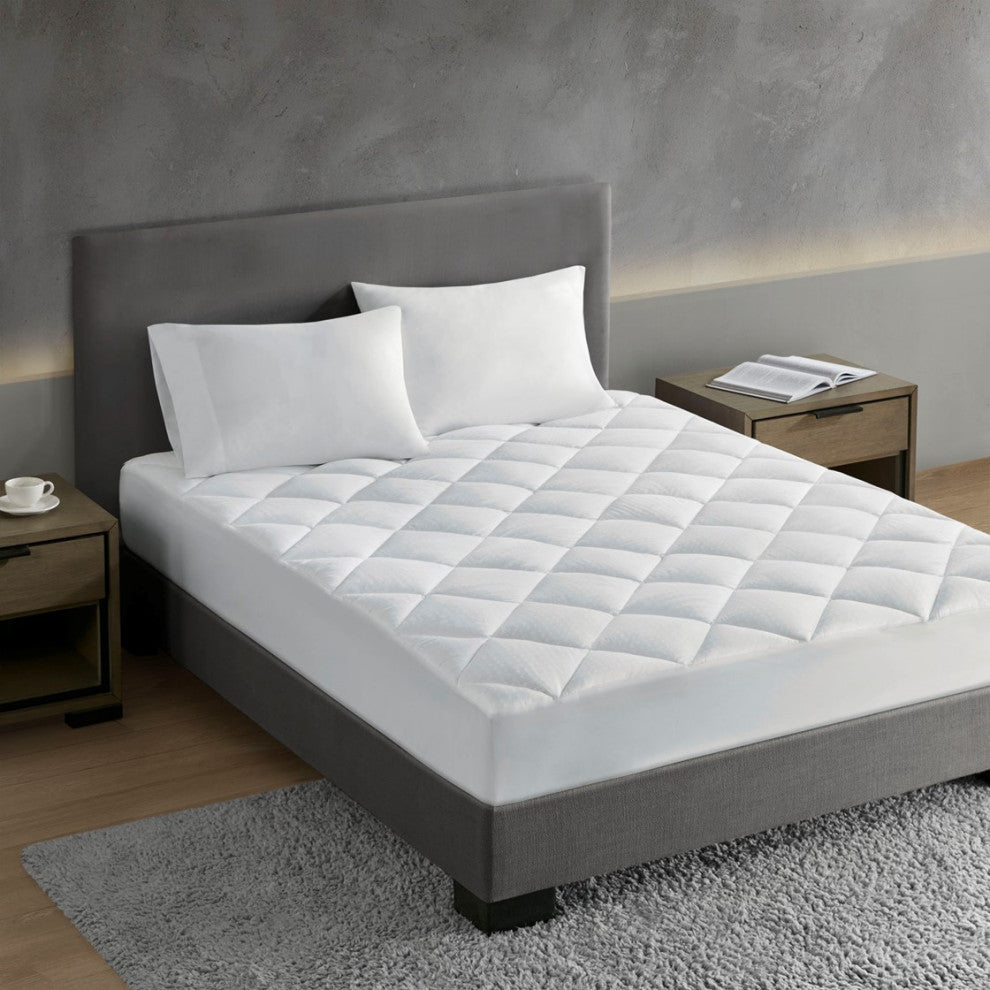 Croscill Signature 100% Cotton Waterproof Mattress Pad, Cal King
