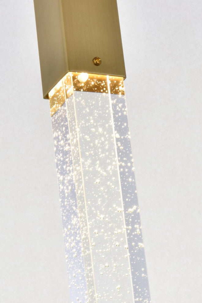Wade 16-Light Pendant, Satin Gold