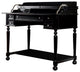 Wooden Secretary Desk With Multiple Drawers, Black