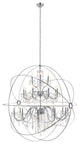 Cory 24-Light Chrome Crystal Pendant