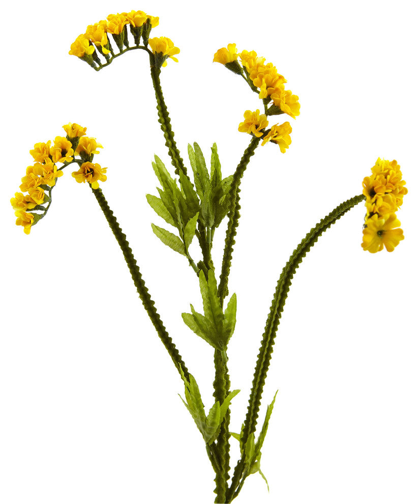 22" Baby Breath Artificial Flower, Set of 24, Yellow