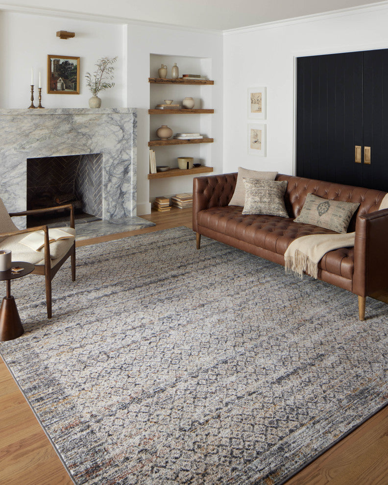 Loloi II Monroe Grey / Multi 2''-6" x 10''-0" Runner Rug