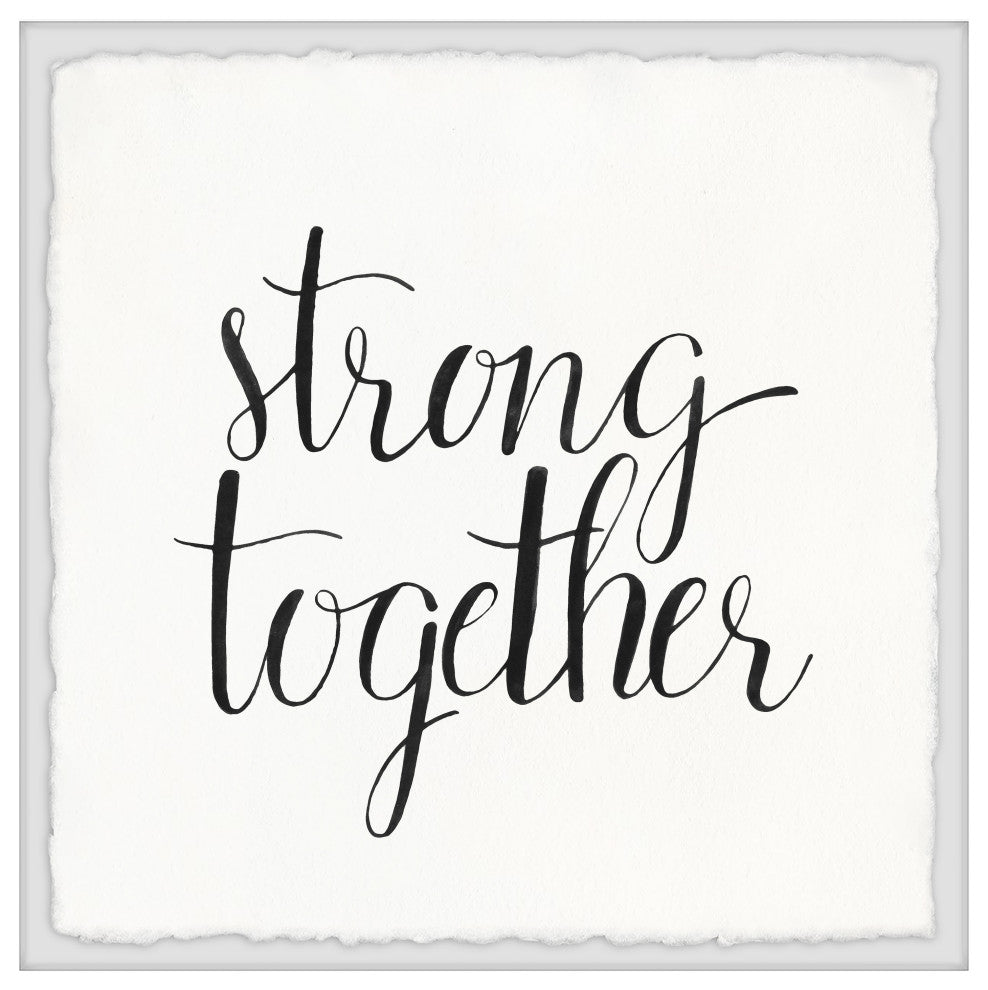 "Strong Together" Framed Painting Print, 18x18