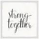 "Strong Together" Framed Painting Print, 18x18