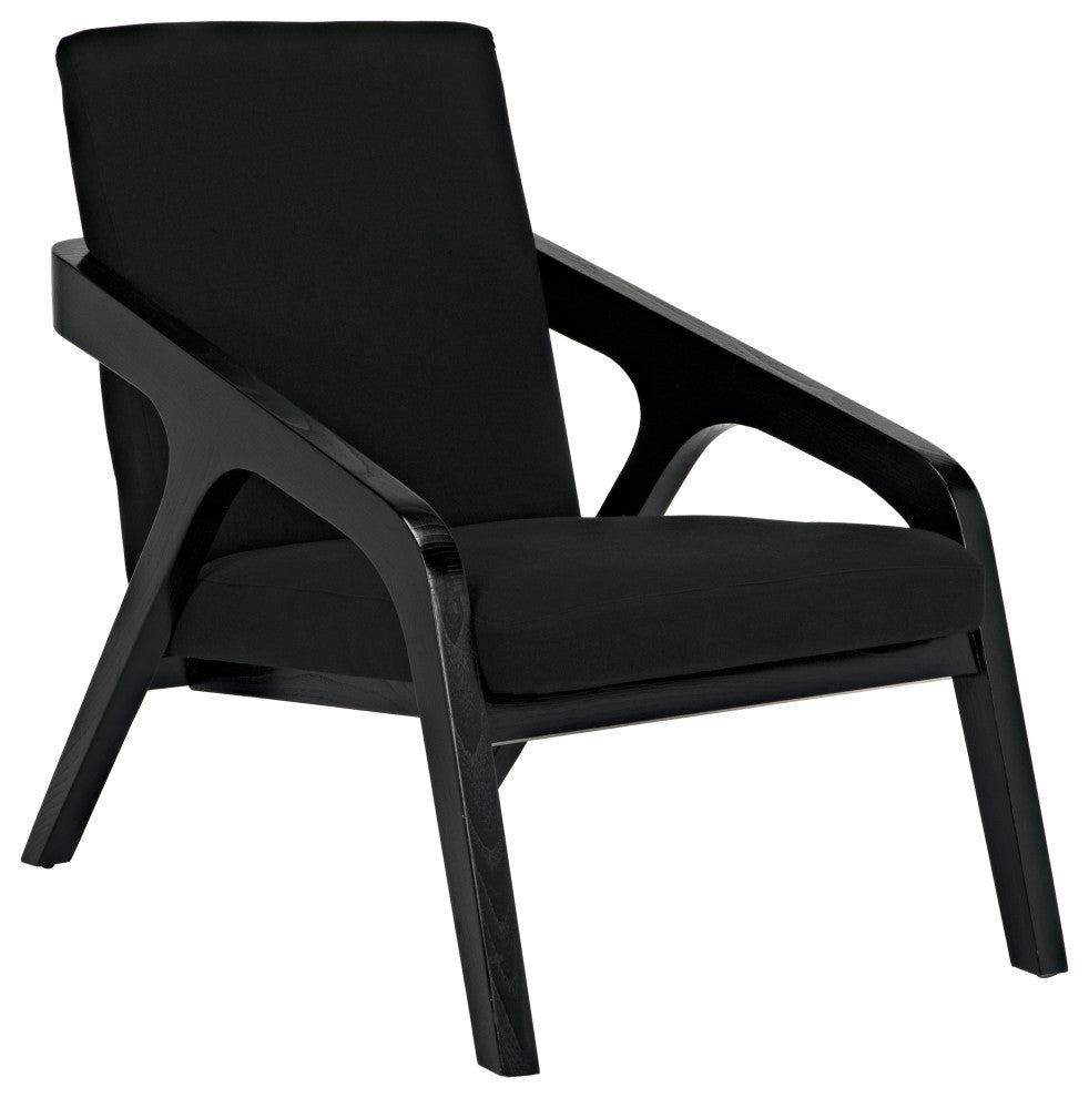 Lamar Chair, Charcoal Black