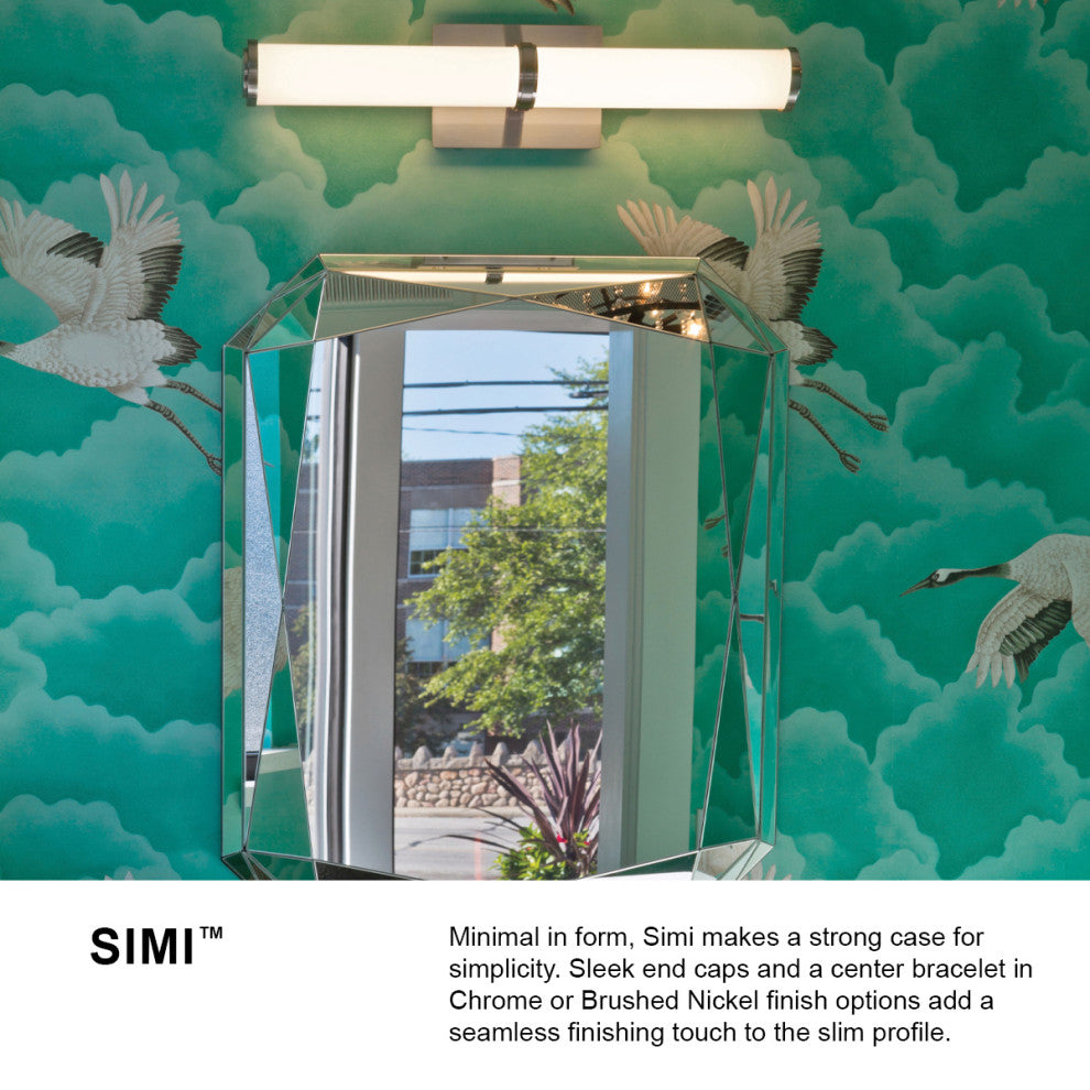 Hinkley Simi Large Led Vanity, Chrome