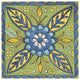 "Tuscan Sun Tile III Color" Digital Paper Print by Anne Tavoletti, 38"x38"