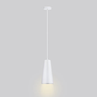 Pratella 1, 1-Light Mini Pendants, White Finish, White Metal Shade