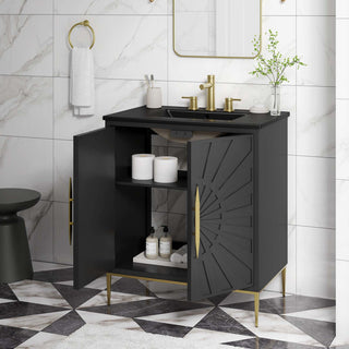 Awaken 30" Bathroom Vanity, Black Black