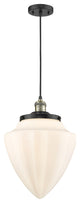 Innovations 201C-BAB-G661-12-LED Large 1 Light Pendant, Black Antique Brass