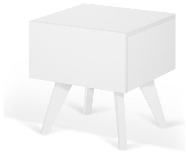Mara Night Stand, Pure White