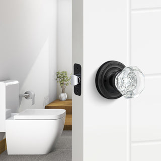 Torrey Privacy Knob, Flat Black