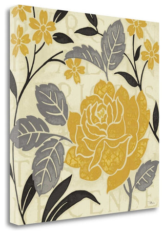 "Perfect Petals II Yellow" By Pela Studio, Giclee Print on Gallery Wrap Canvas