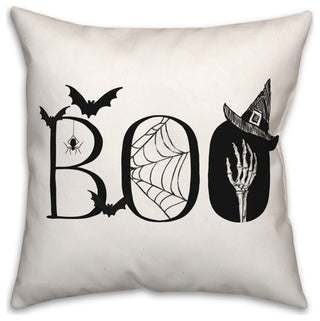 Boo 18x18 Spun Poly Pillow