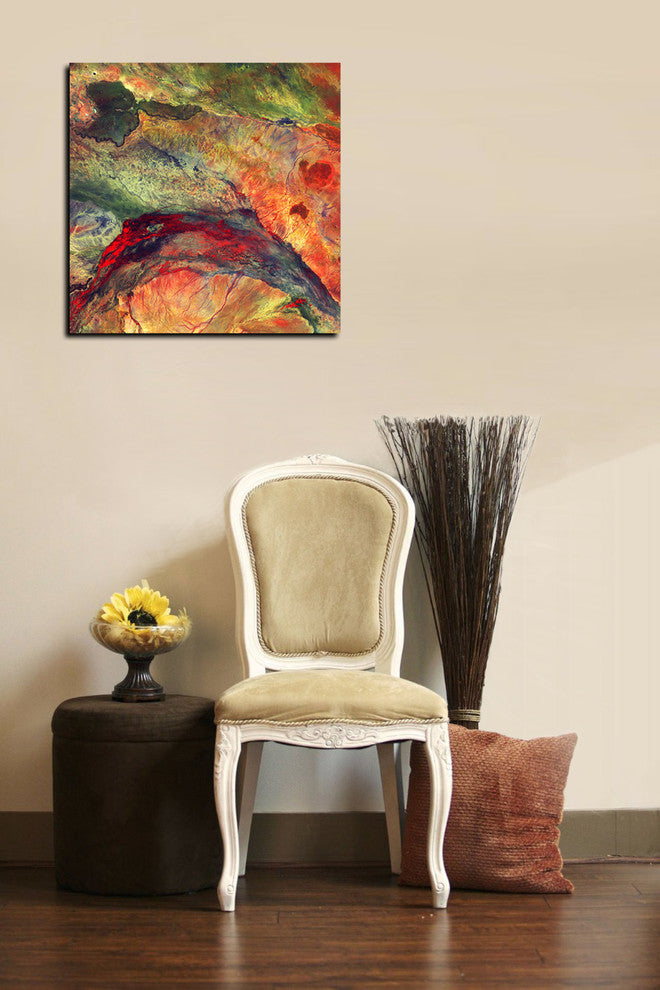 Epic Graffiti "Earth As Art: The Lorian Swamp" Giclee Canvas Wall Art, 12"x12"