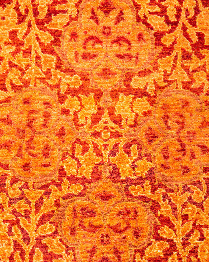 Mogul, One-of-a-Kind Hand-Knotted Area Rug Orange, 2'6"x15'10"