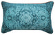 Turquoise Machine Woven Prynnwood Throw Pillow, 16" x 26"