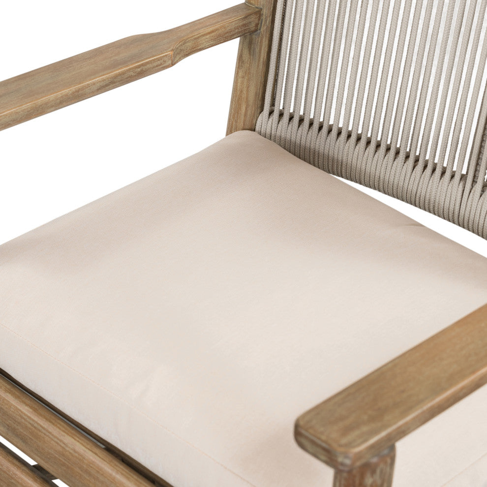 Rosen Outdoor Dining Armchair-Natural
