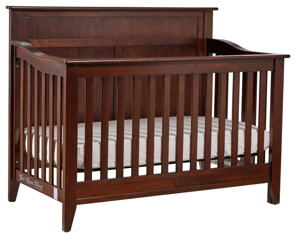 Pali Design Napoli Forever Flat Top Crib, Mocacchino