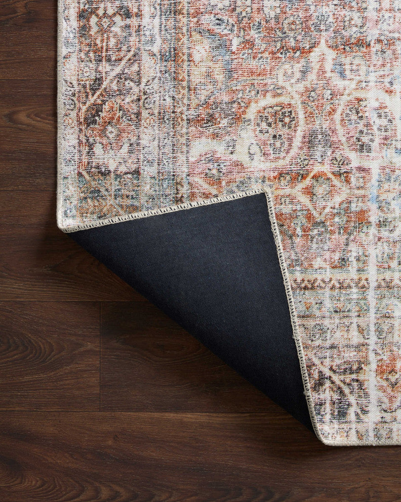 Loloi II Adrian Sunset/Charcoal Area Rug, 2'3"x3'9"